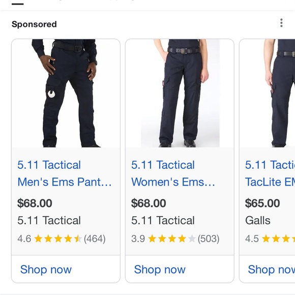 511 EMT TACTICAL PANTS WORN 3 times price was 68.00 - Picture 9 of 10